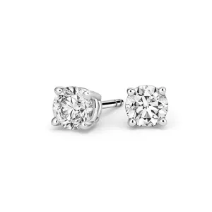 0.51 CTW Classic Diamond Stud Earrings