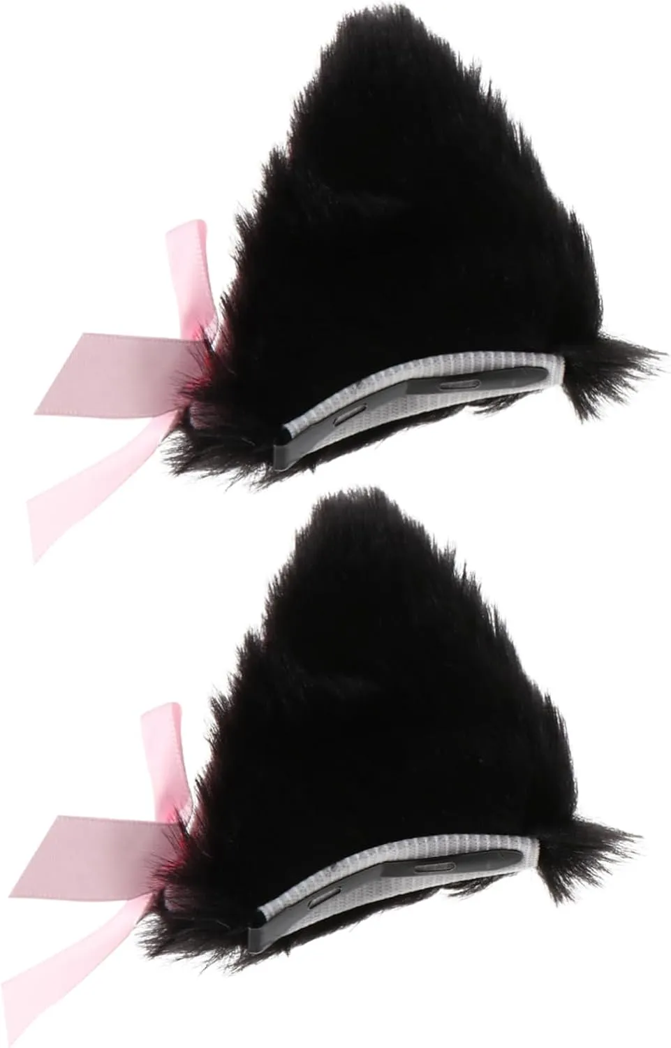 1Pair Cosplay Cat Ear Hair Clips with Bell Adorable Cat Ears Barrettes for Parties Halloween and Costumes Easy to Attach Fun Accessories for Women