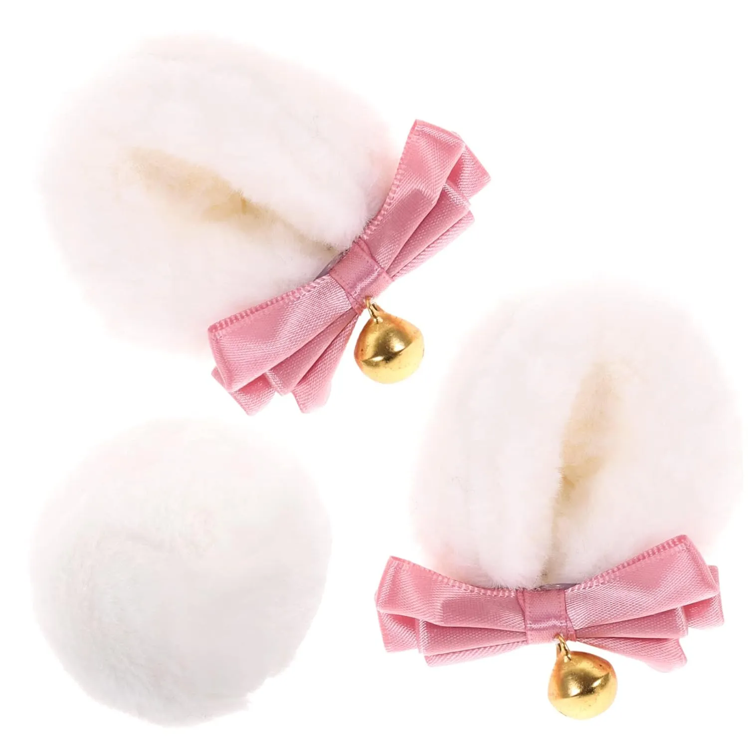 1set Bear Ears and Tail Adults Cute Hair Clips and Accessories for Halloween Cosplay and Parties Adorable Bear Ears Headband and Tail for Costume Events