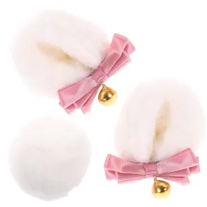 1set Bear Ears and Tail Adults Cute Hair Clips and Accessories for Halloween Cosplay and Parties Adorable Bear Ears Headband and Tail for Costume Events