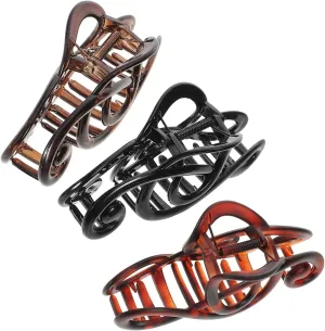 3pcs Nonslip Music Note Claw Clips for Thin Thick Hair Stylish Accessories for Women Lightweight Reliable Grip for Everyday Use