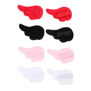 4pairs Boy Girl Plush Hair Clips Adorable Design Comfortable Hairpins for Girls for Daily Wear and Role-playing Parties