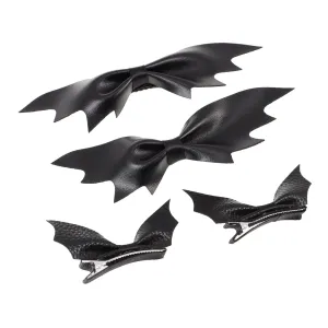 4pcs Hair Clips Gothic Hair Barrettes for Women Stylish Halloween Accessories Easy to Wear Unique Design for Vibrant Hairstyles for All Occasions