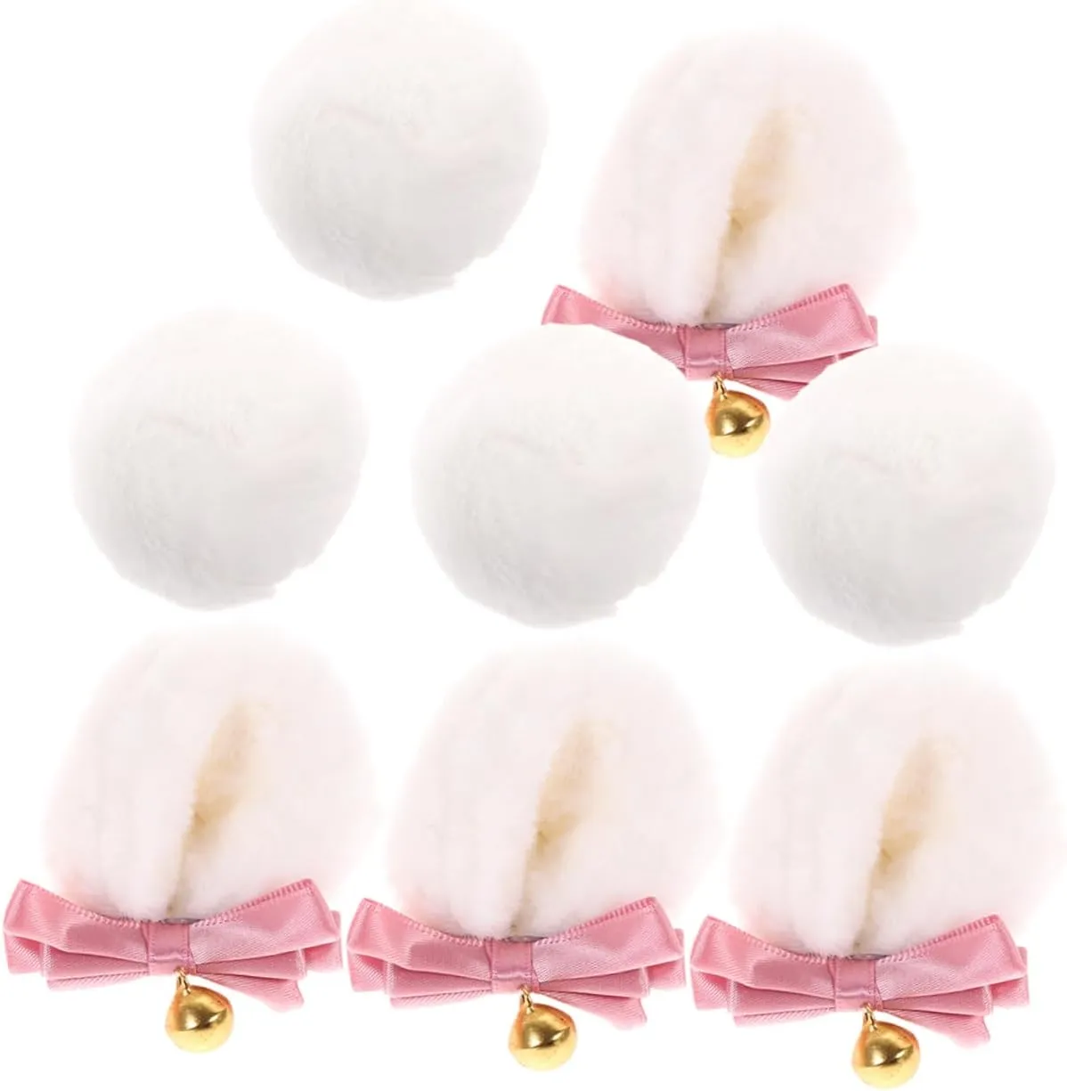 Bear Tail Ears Hair Clips for Girls Reusable Party Accessories Hair Clips