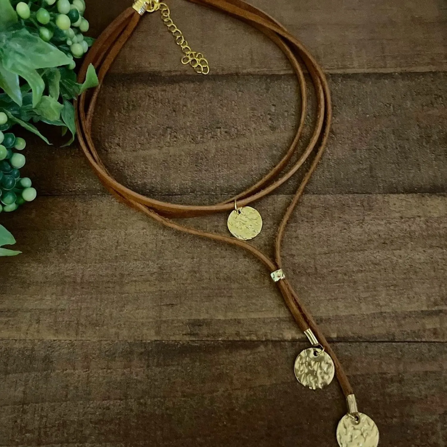 Black Brown Suede Choker Necklace for Women Teen Girls,Boho Jewelry Layered Long Necklaces for Best Friend