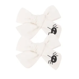 Cartoon Halloween Girls Hair Clips for Baby Toddles Teen Hair Barrettes Headdress Cosplay Costume Gifts (White)