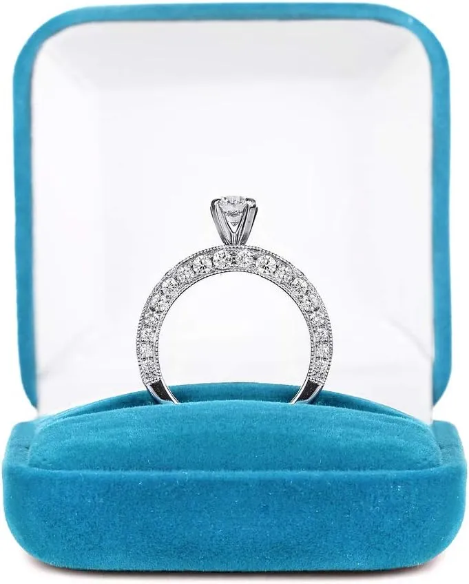 Certified Leaf Shape Ring in 18K White/Yellow/Rose Gold with 0.13 Ct Round Natural Diamonds Wedding Ring for Women | Natural Diamond Ring for Her | Anniversary Ring for Her (Color-Clarity: IJ-SI)