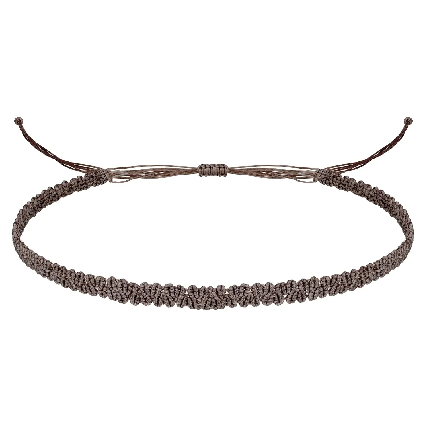 Choker Necklace Handmade Necklaces for Women Teen Girls Woven Macrame Chokers for Women Adjustable Collar Choker Christmas Anniversary Valentines Gifts for Her Mom