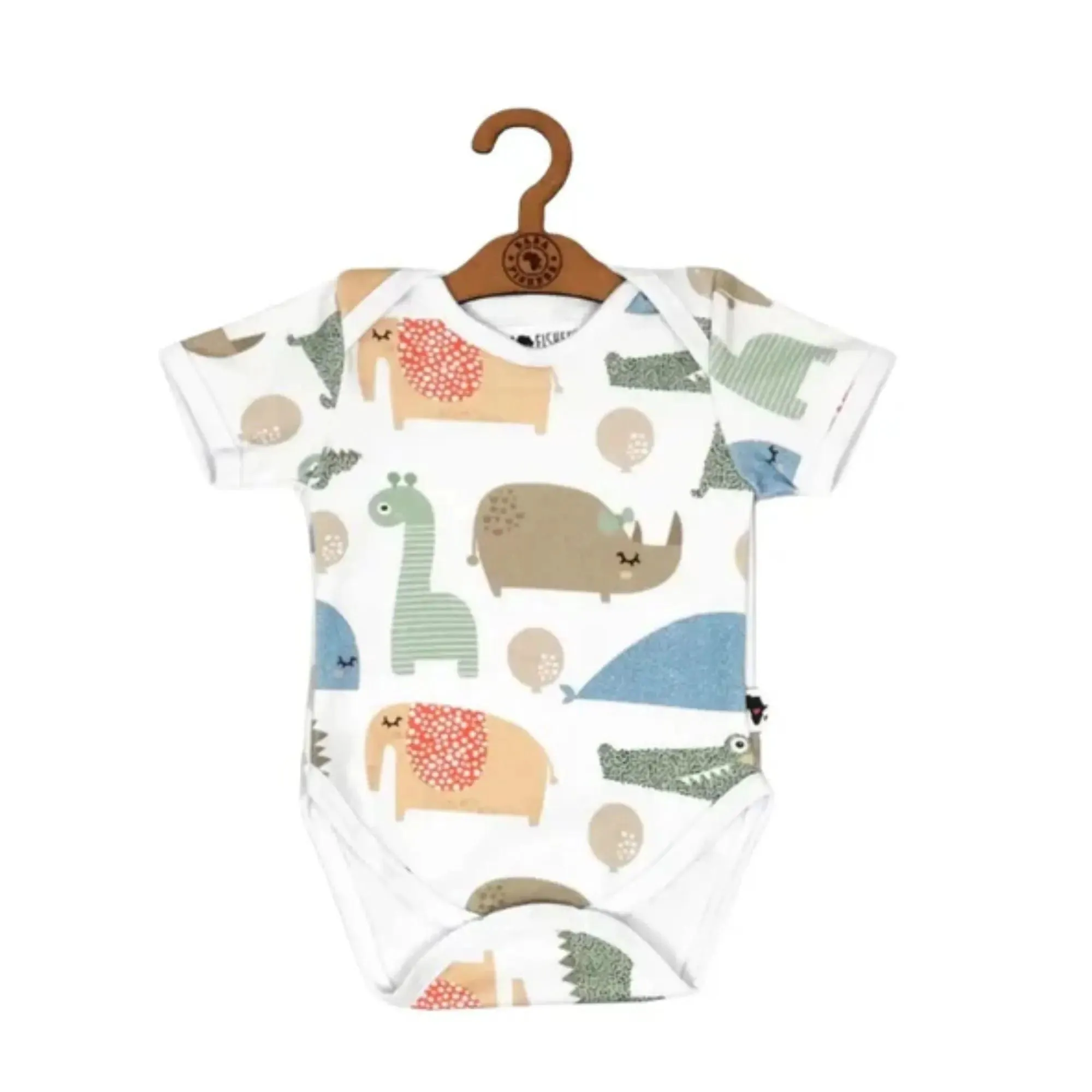 CLASSIC ONESIE - SS - DOTTY ANIMALS