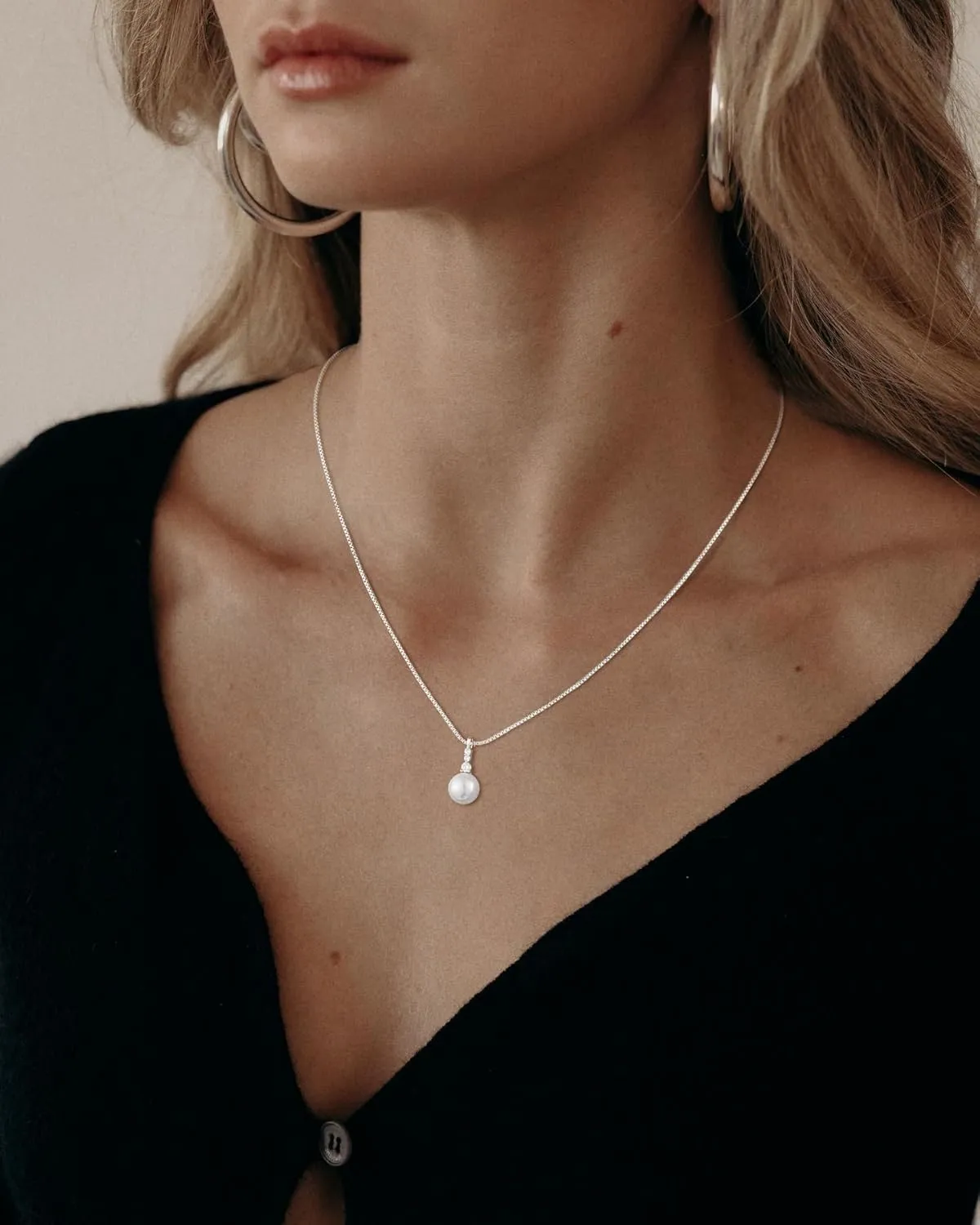 Classic Pearl Necklace Adjustable Gold Pearl Necklace for Women Dainty Collar De Perlas Para Mujer Jewelry Gifts for Her