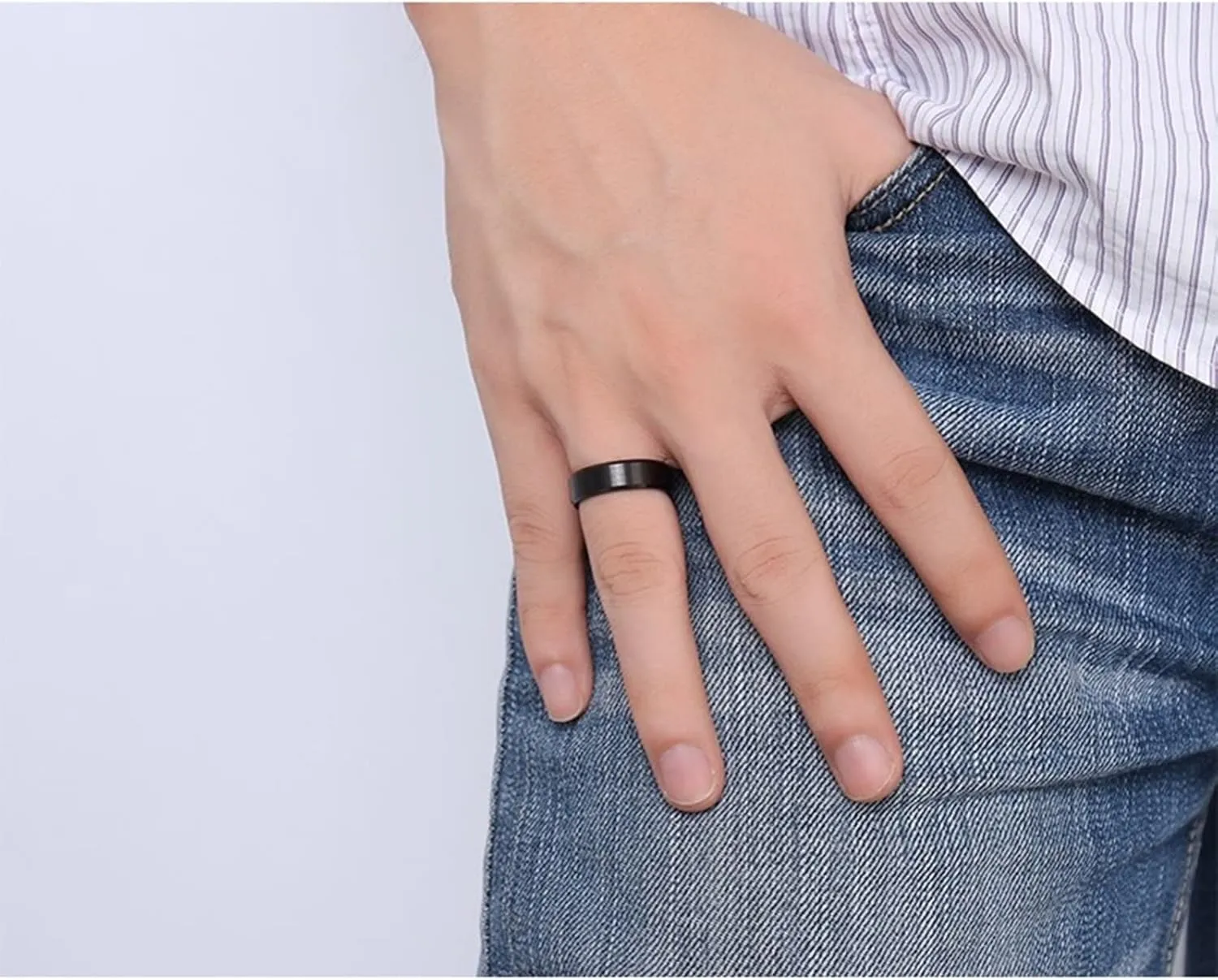 Couple Rings Engagement, Men Tungsten Ring Black 6mm Brushed Ring Beveled Edge Engagement Couple Rings