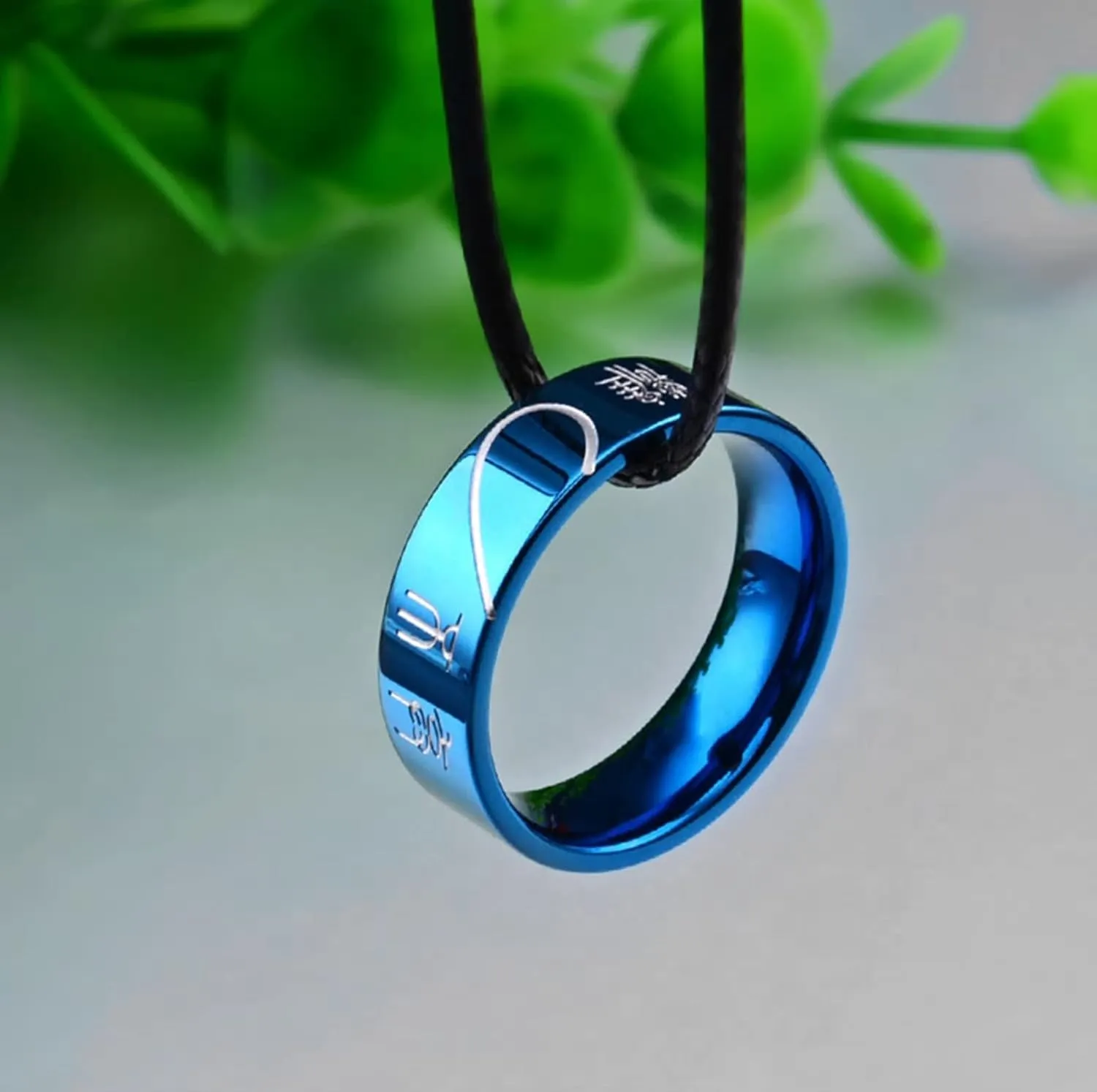 Couple Rings, Stainless Steel Puzzle Heart Couple Bands Ring for Men Women for Couple
