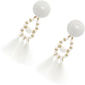 Dangle Earrings Acrylic Hoop Earrings Acrylic Earrings Fashion Ethnic Tassel Earrings Crystal Women