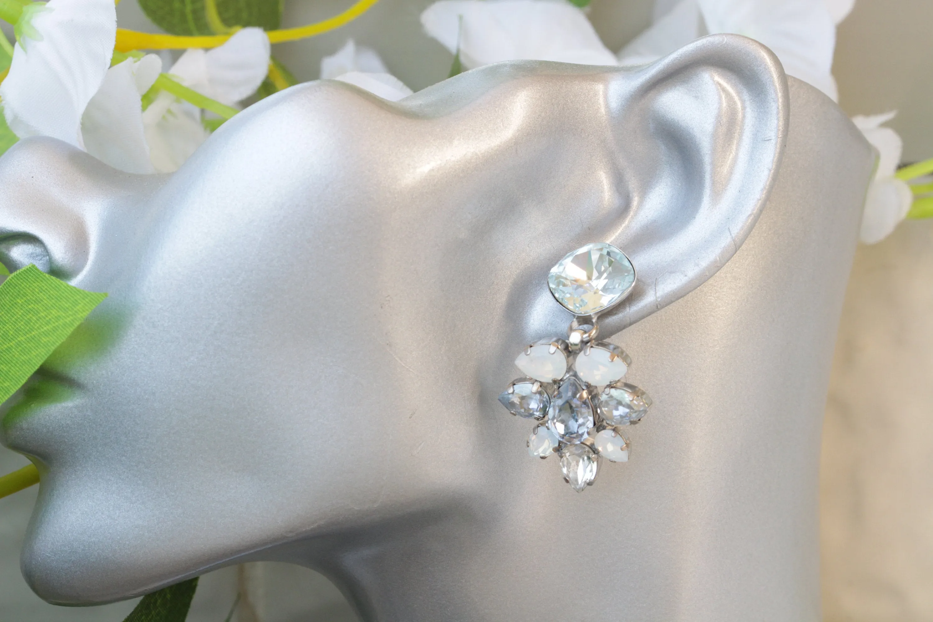 Dusty Blue BRIDESMAID EARRINGS