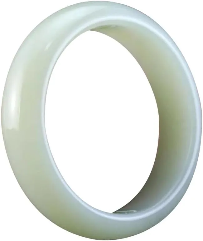Fengshui Natural Hotan Jade White Jade Old Pit Material Women's Jade Bracelet