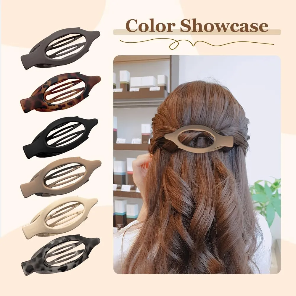 French Hair Clips, 2025 New Large Hair Clips Durable Claw Clips, Versatile Styling Accessories for Women (A)