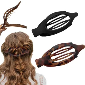 French Hair Clips, 2025 New Large Hair Clips Durable Claw Clips, Versatile Styling Accessories for Women (A)