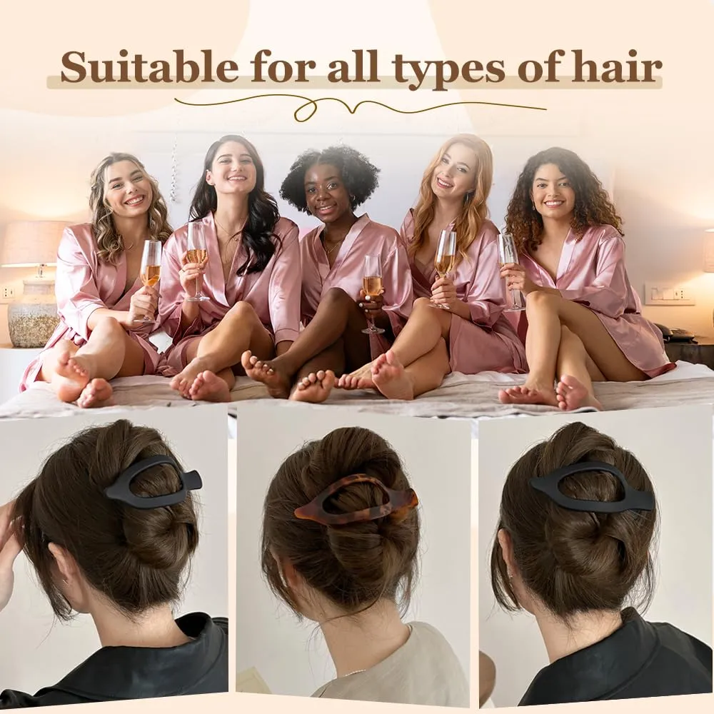 French Hair Clips, 2025 New Large Hair Clips Durable Claw Clips, Versatile Styling Accessories for Women (A)