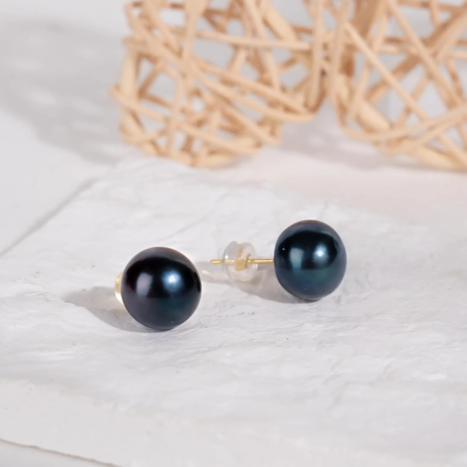 Freshwater Real Pearl Stud Earrings Quality Pearl Earrings for Women
