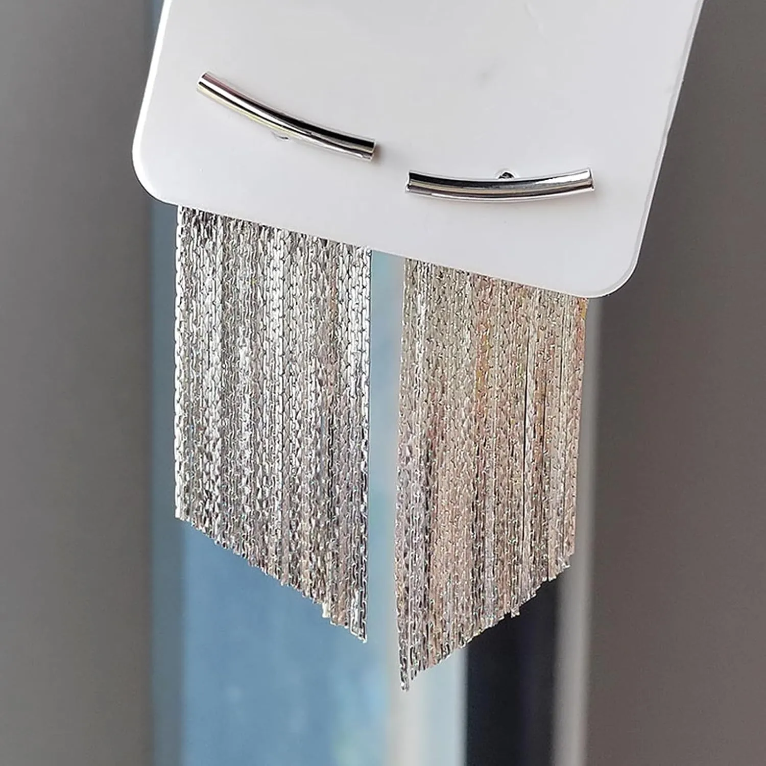 Gold Tassel Earrings for Women Boho Tassel Dangle Earrings Long Fringe Earrings Ear Jackets Front Back Earrings Statement Earrings Prom Dangle Earrings for Wedding Prom Jewelry Gifts