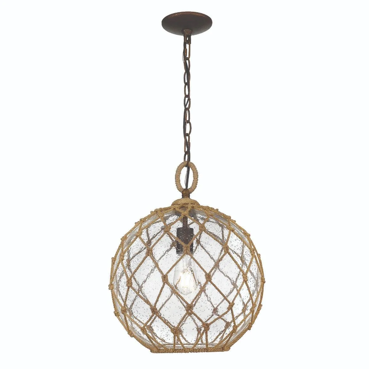 Haddoc Pendant Light 14 in. Gold Finish