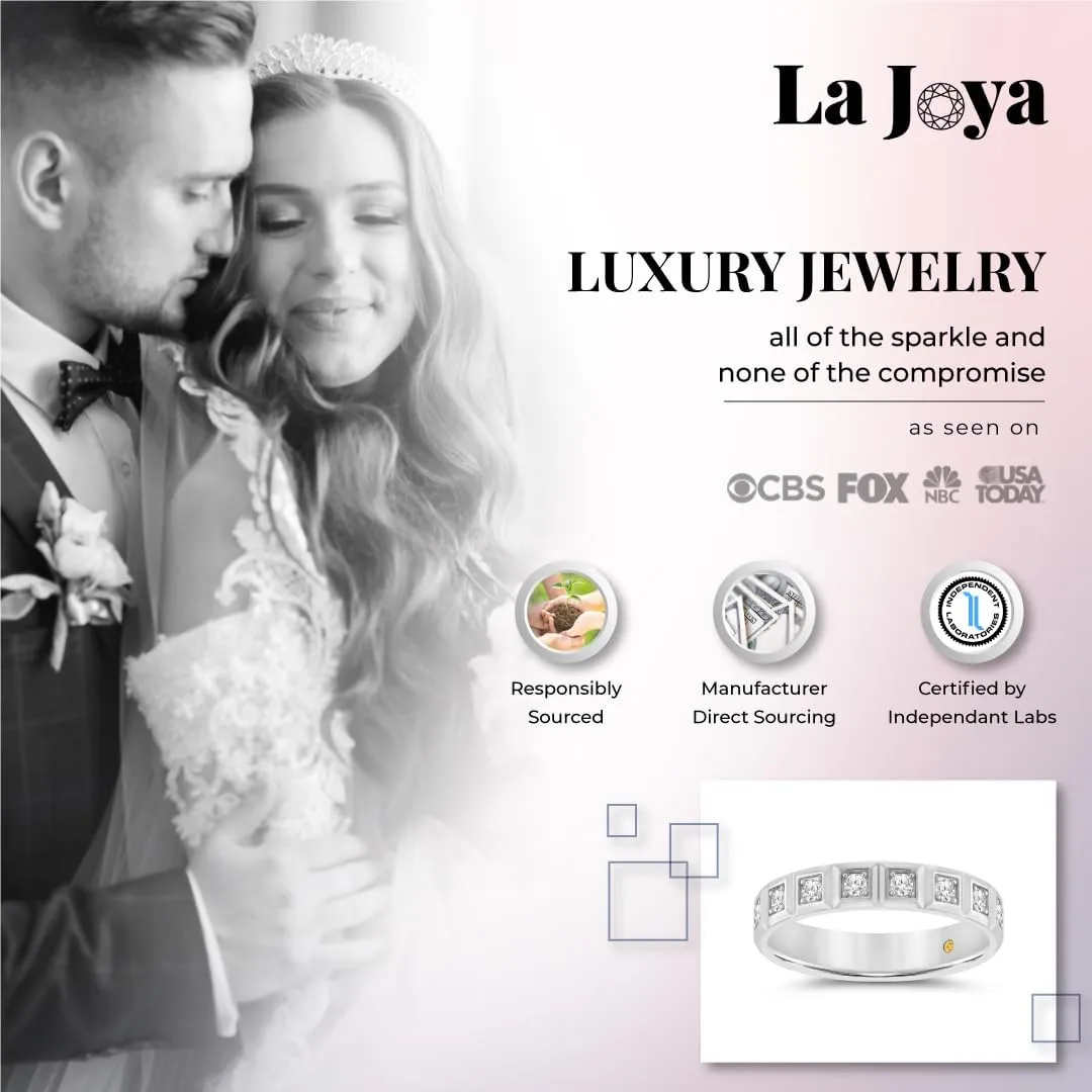 Lab Grown Diamond Anniversary and Wedding Rings for Women | Real 10k White and Yellow Gold 1/4 CTW Certified Diamond Bands | Various Designs to Choose From