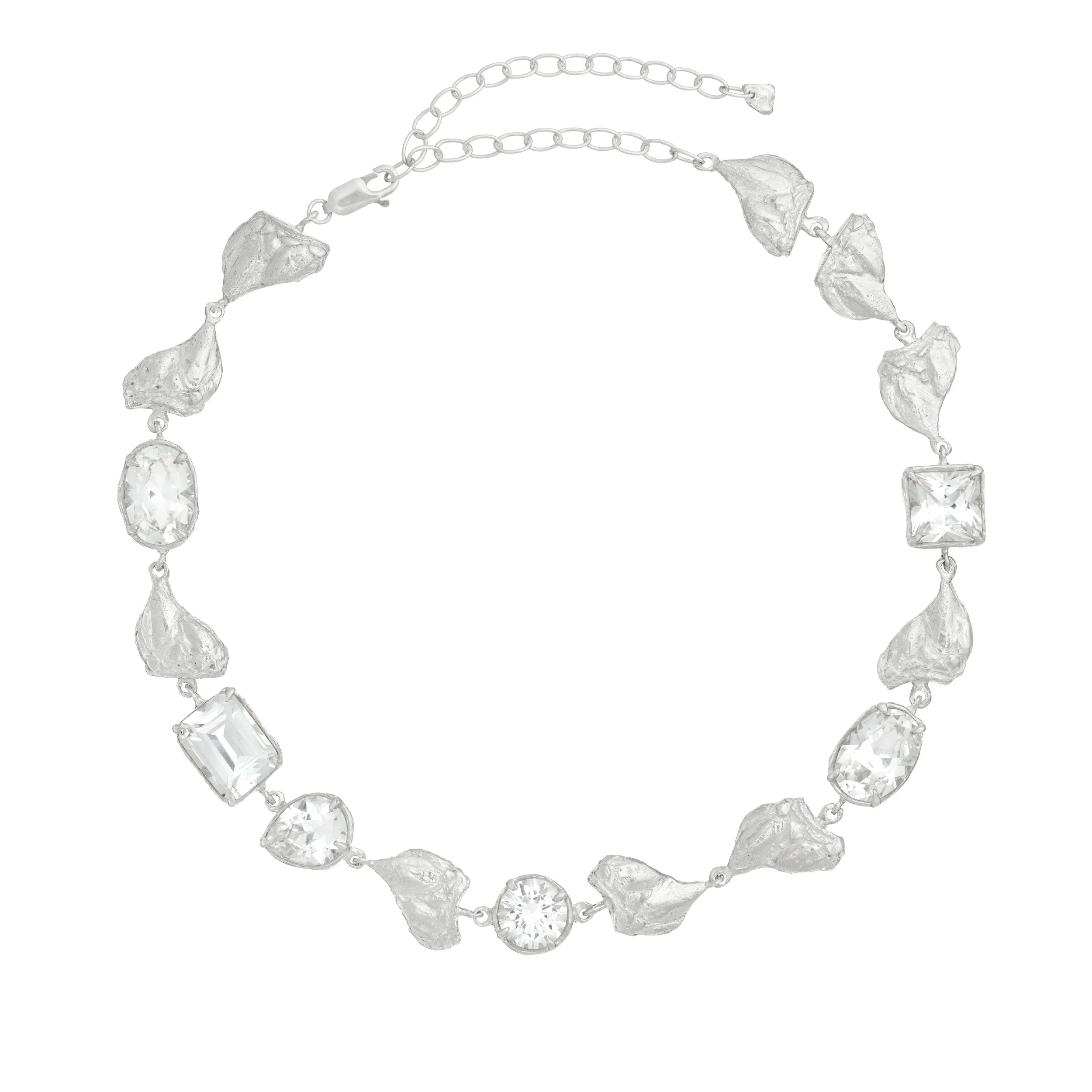 Mea White Sapphire Argenti Necklace