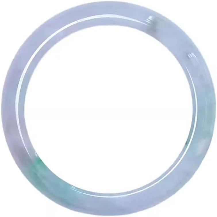 Natural A Grade Burma Jade Bangle Delivery certificate supports re inspection Spring Colored Women's Floating Flower Jade Bangle Bracelet 58-62mm Fengshui Fashion Jade Bangle For Women