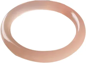 Natural Afghani Pink Round Strip Ice Bangle 58-62mm Fengshui Fashion Jade bracelet For Women Genuine