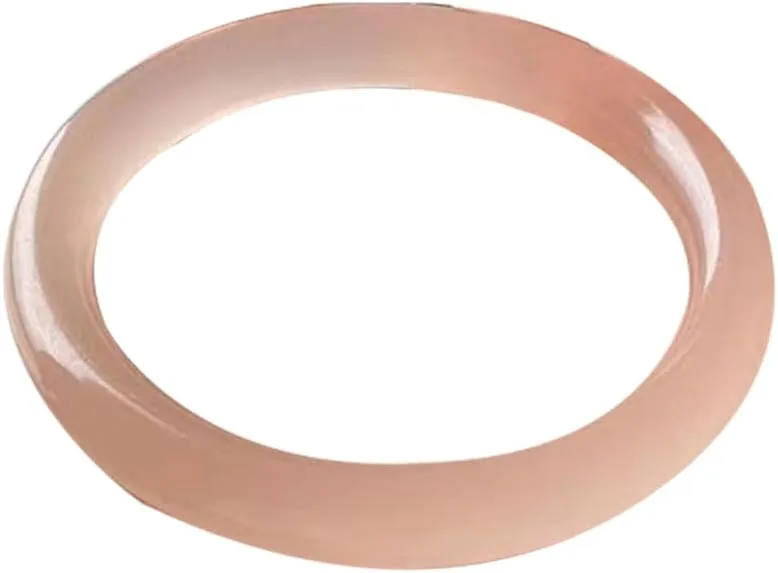 Natural Afghani Pink Round Strip Ice Bangle 58-62mm Fengshui Fashion Jade bracelet For Women Genuine