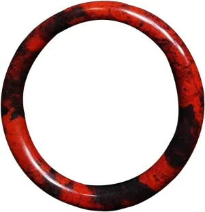 Natural Red Black Jade Stone Round Strip Bangle 58-62mm Fengshui Fashion Jade bracelet For Women Genuine