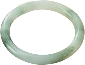 Natural Tianshan Cui Ice Seed Floating Flower Bangle 58-62mm Fengshui Fashion Jade bracelet For Women Genuine 1