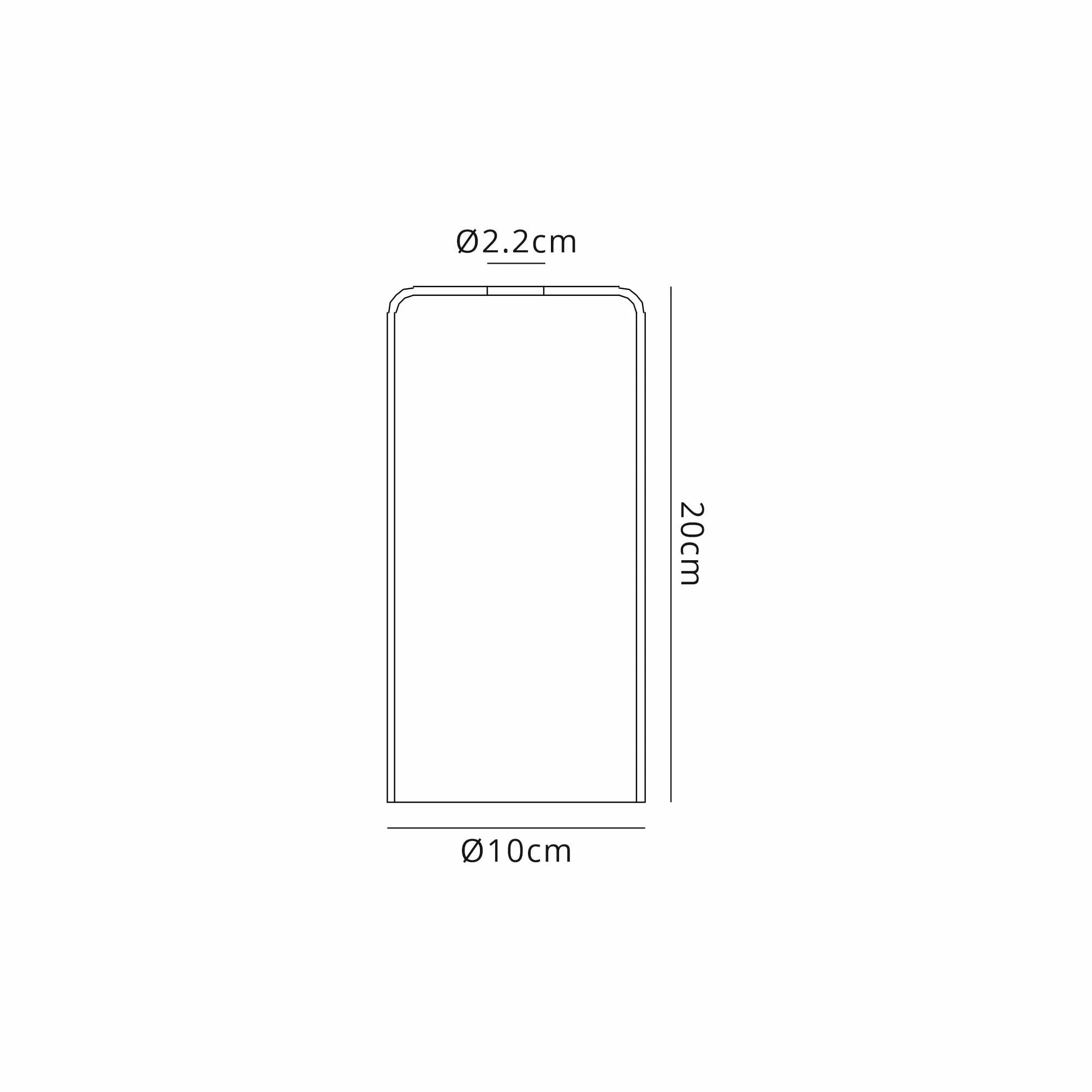 Nelson Lighting NL76269 Iona Shade Clear