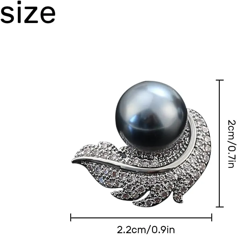 Pearl Earrings for Women, Cultured Stud Pearl Earrings Jewelry for Girls, Silver/Gold Plated Prom Jewelry Dangle Studs Cubic Zirconia Pearl Earrings for Gifts