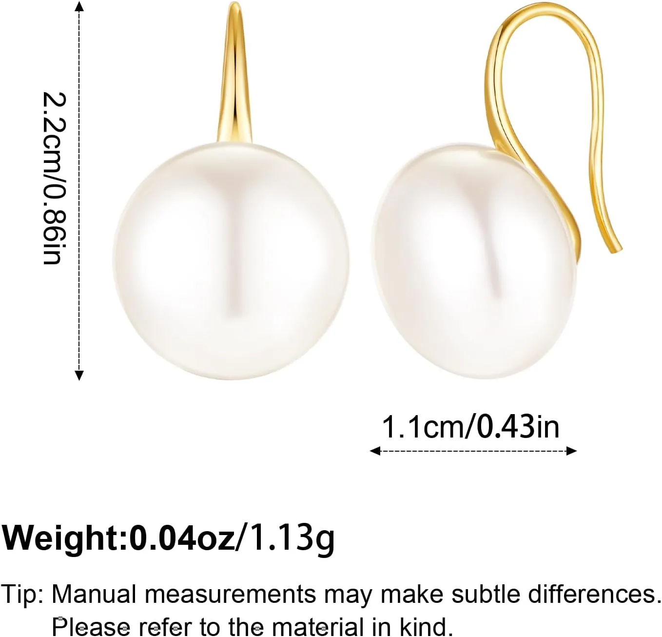 Pearl Earrings for Women Minimalist Pearl Drop Earrings Elegant Gold Leverback Pearl Dangle Earrings Wedding jewelry Bridesmaid Gifts
