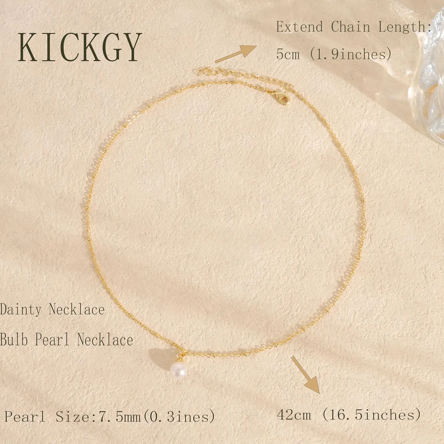 Pearl Necklaces for Women Trendy,Dainty Gold Necklace 14K Gold Plated Pearl Pendant Necklace Single Pearl Necklace Cute Choker Necklace Gold Lariat Necklace Simple Chain Necklace Bridal Gifts