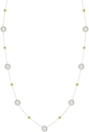 Pearl Necklaces for Women,Dainty 14K Gold pendant necklace,Trendy Simple Choker Necklace for Women,Jewelry Bridesmaids Gifts