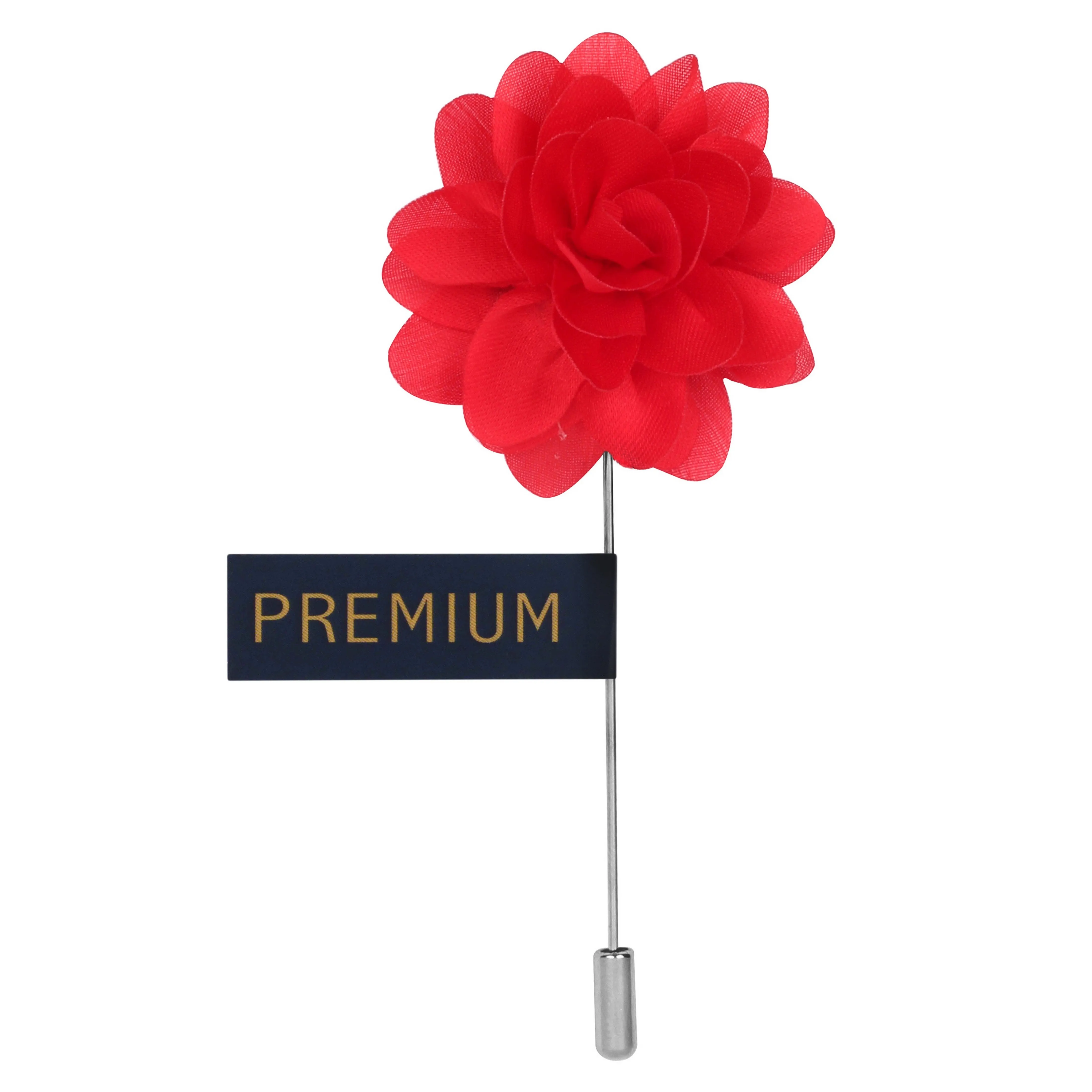 Peluche Elron Petals Red Brooch Lapel Pin