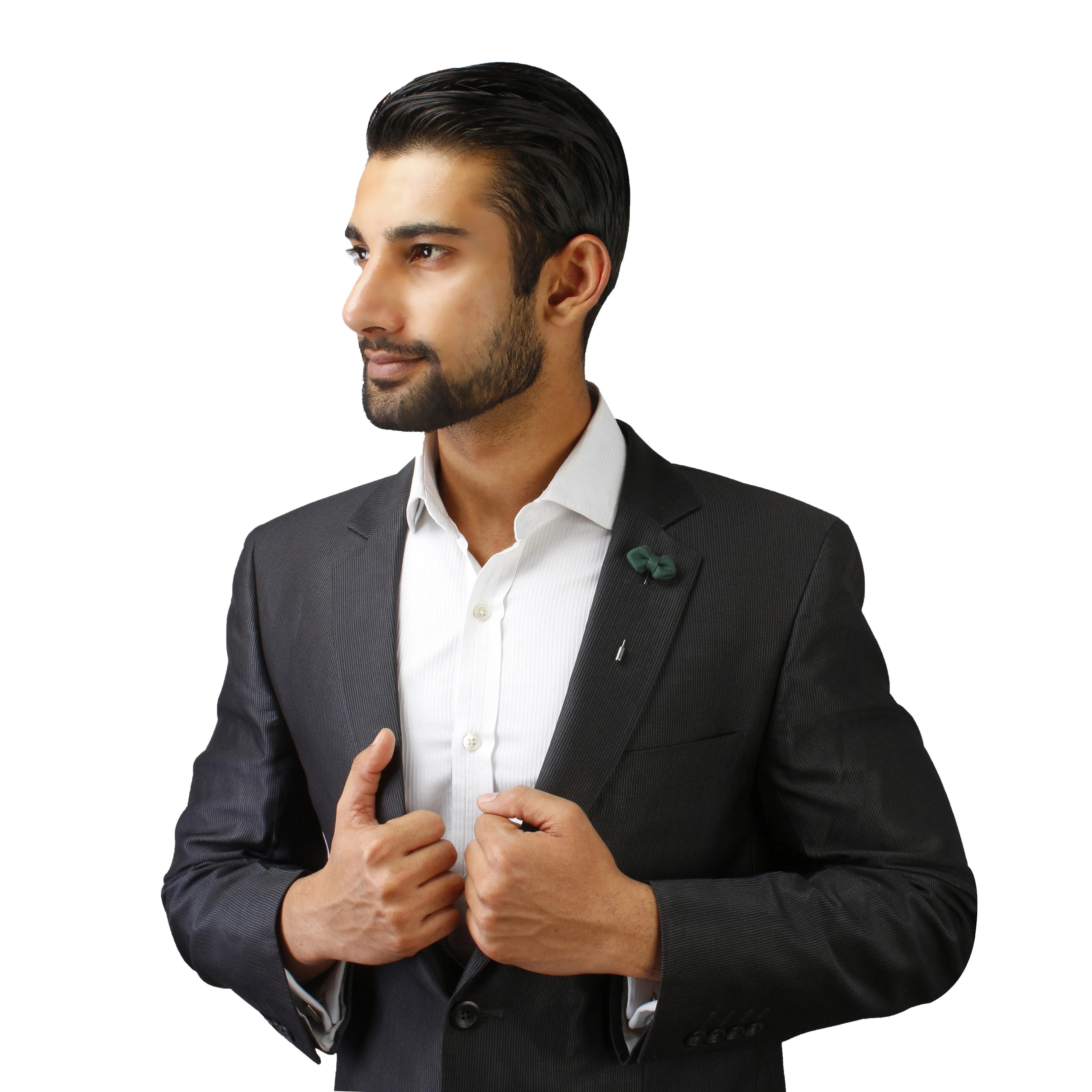 Peluche Mini Bow Green Brooch Lapel Pin