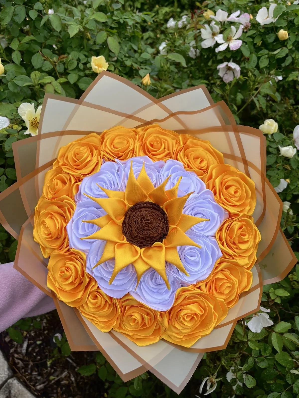 Silk Sunflower Bliss Bunch