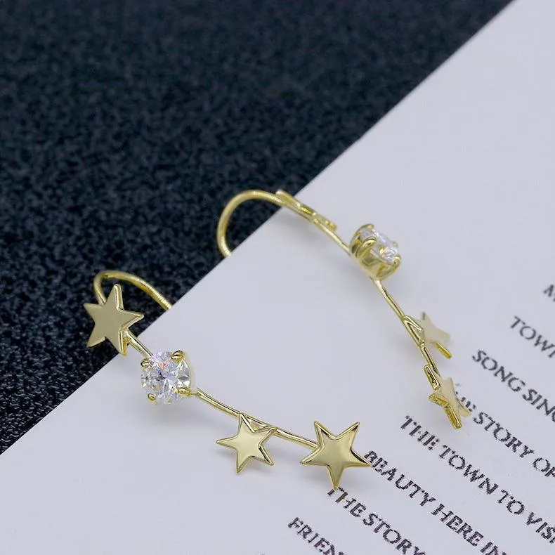 Silver Plated Earrings Fashion Piece