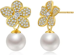 Stud Earrings for Women 925 Sterling Silver Hypoallergenic Dangle Drop Fashion Dainty Earrings for Women Moonstone Turquesa Jewelry Gifts for Mother's Day