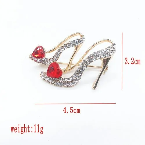 White Floral Leaf Brooch Trendy Alloy Enamel Lily Valley Gold Color