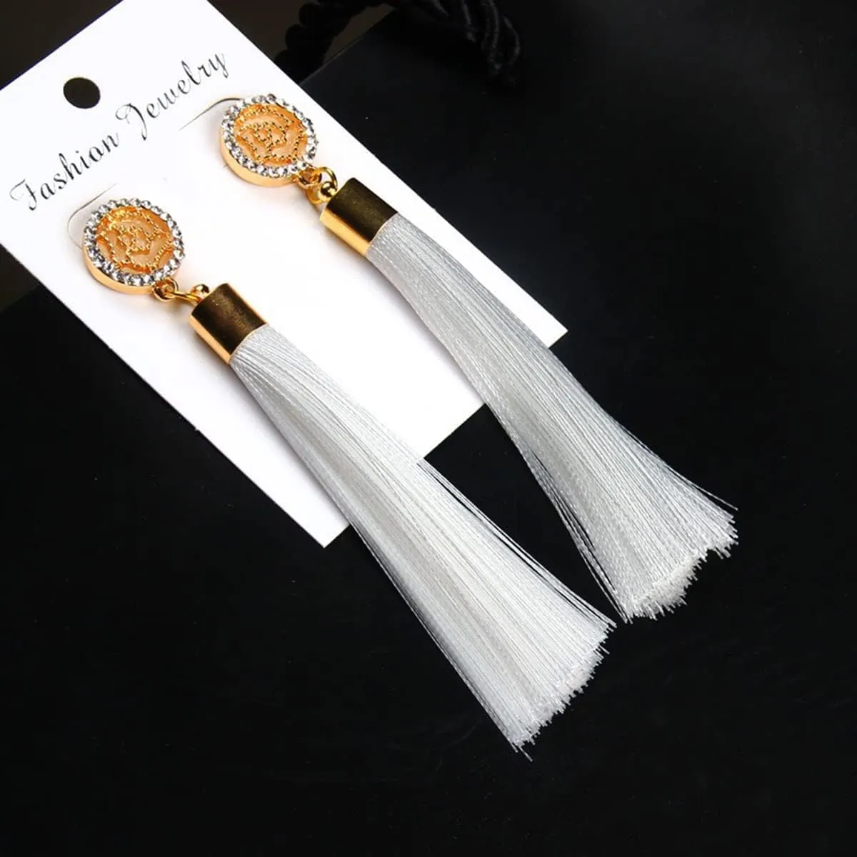 Zealmer Colorful Tassel Earrings For Women Bohemian Long Dangle Drop Statement Earrings Fashion Jewelry For Birthday Christmas Valentines Day Gift